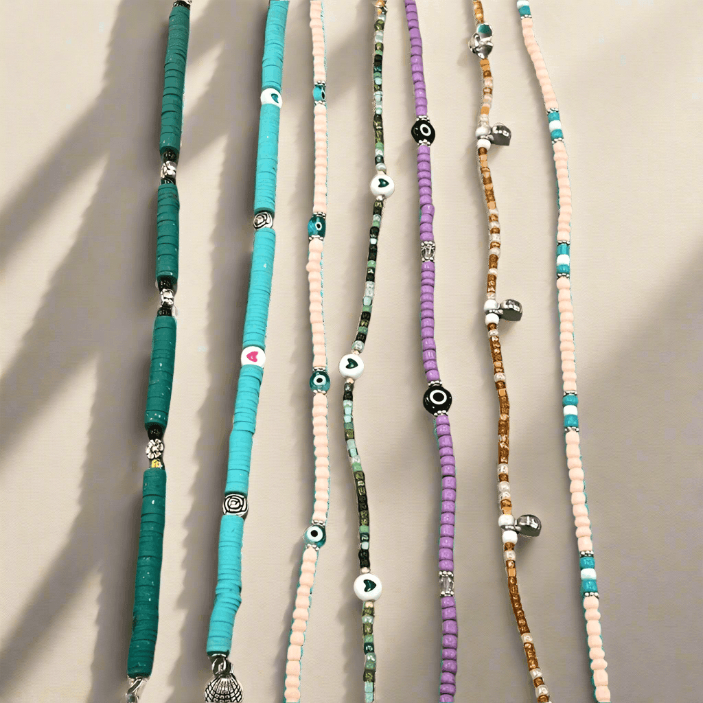 Handmade Beaded Anklets | Bohemian Foot Jewellery | Saras Beads UK - Saras Beads & Jewellery