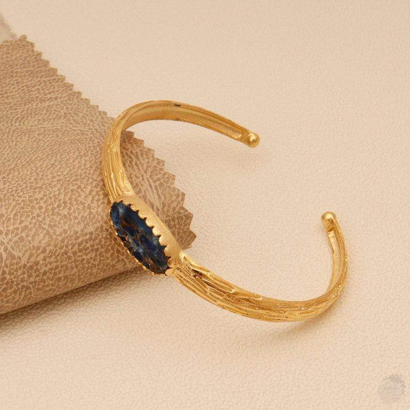 Gold Plated Bangles | Handcrafted Wrist Jewellery | Saras Beads UK - Saras Beads & Jewellery