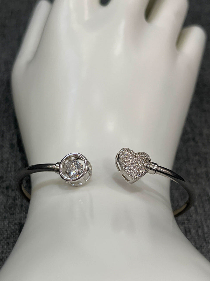 Eternal Spark: The Solitary Love Bangle - Saras Beads & Jewellery