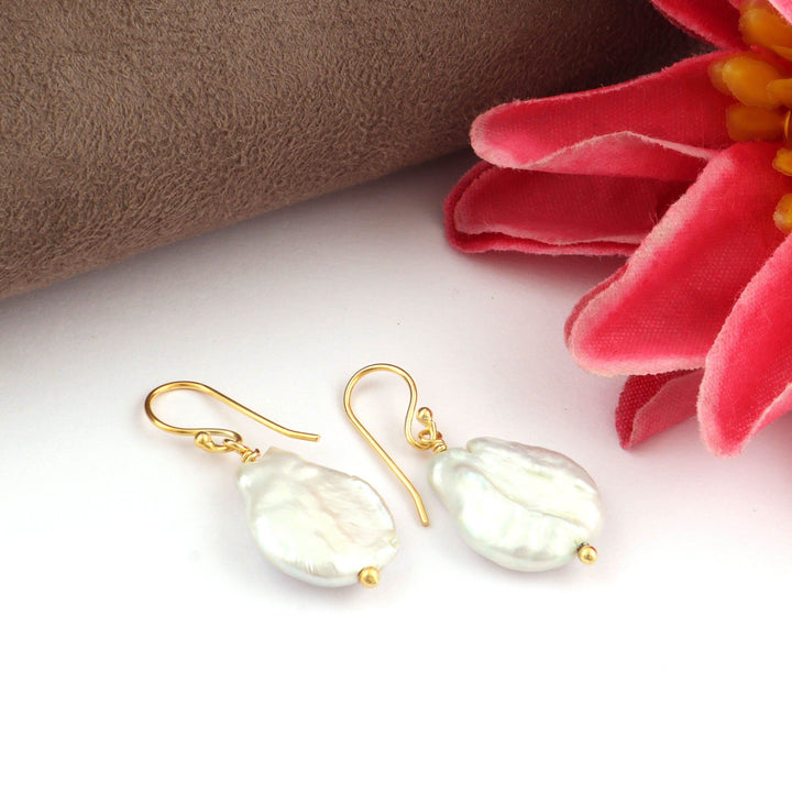 Pearl Earrings: Add Classic Elegance with Fresh Water Pearl Earrings - Saras Beads & Jewellery