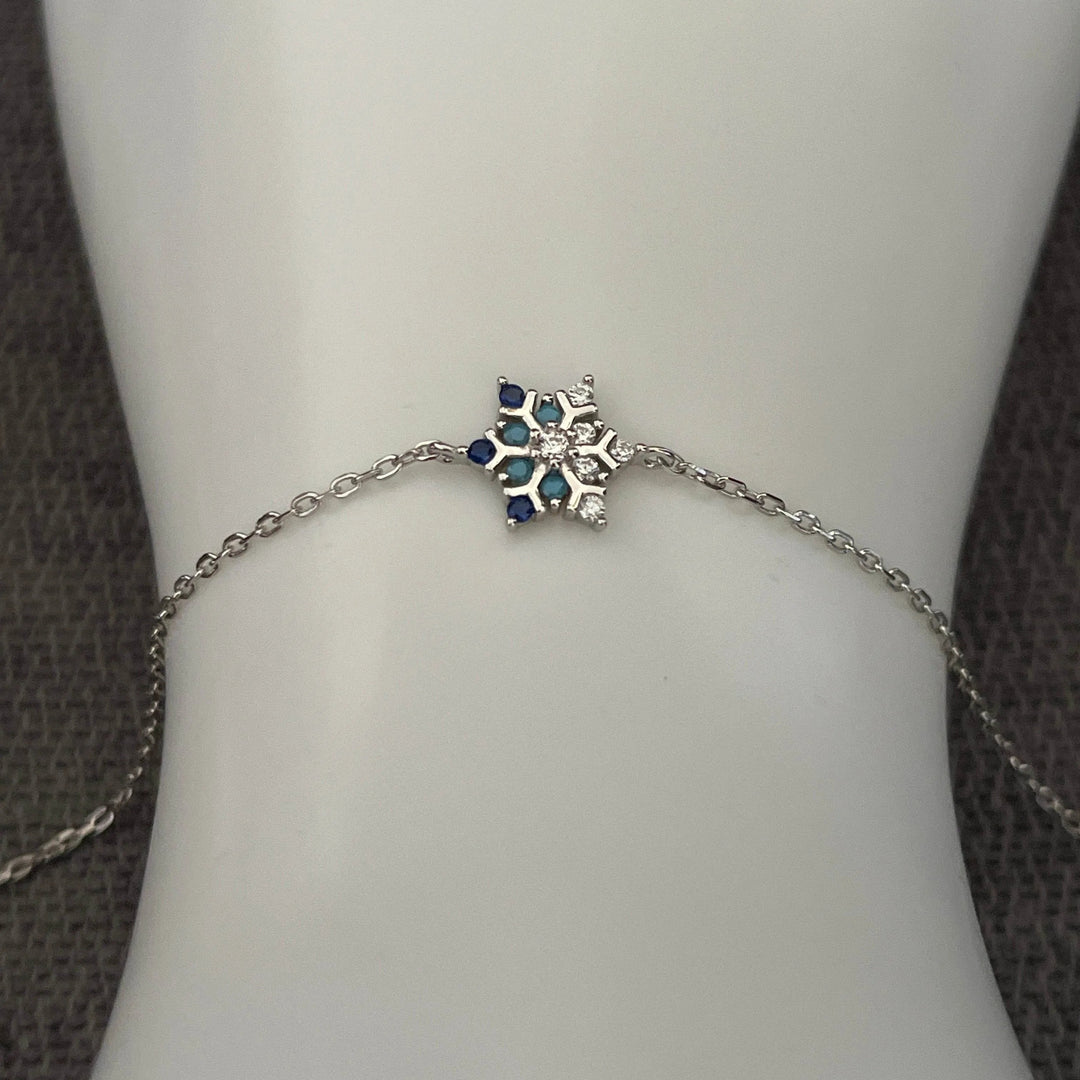 Star Shaped Sterling Silver Bracelet