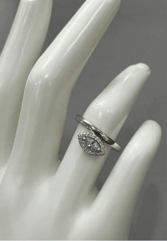 Mystic Silver Rings: Eye Sterling Silver Ring - Saras Beads & Jewellery