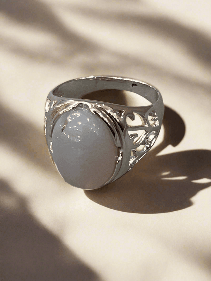 Mens Agate Ring: Collection of Agate & Onyx Exquisite Sterling Silver Rings - Saras Beads & Jewellery