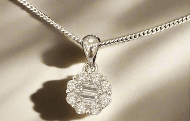 Modern Elegance: Sterling Silver Octagon Necklace - Saras Beads & Jewellery