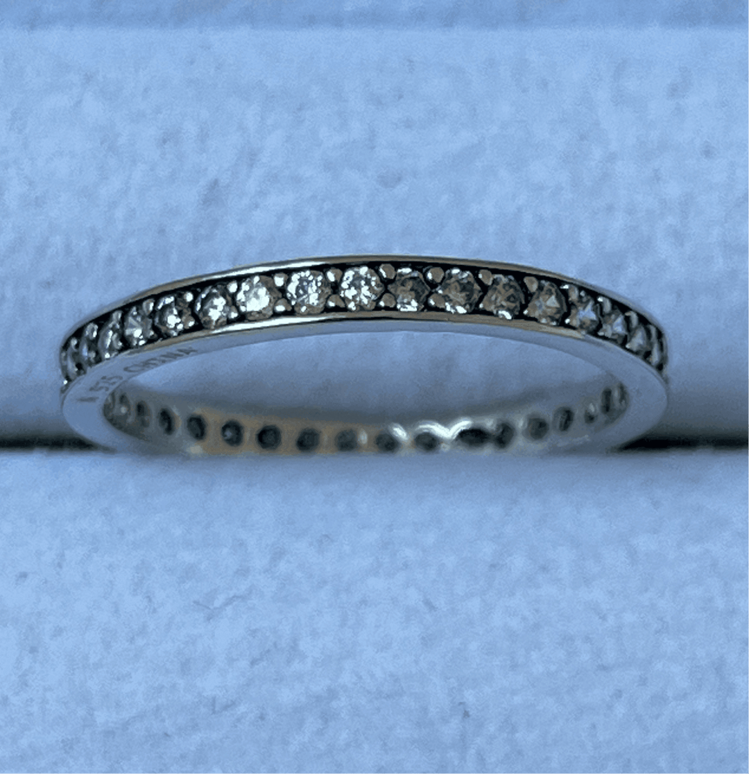 Radiant Simplicity: Sterling Silver Ring