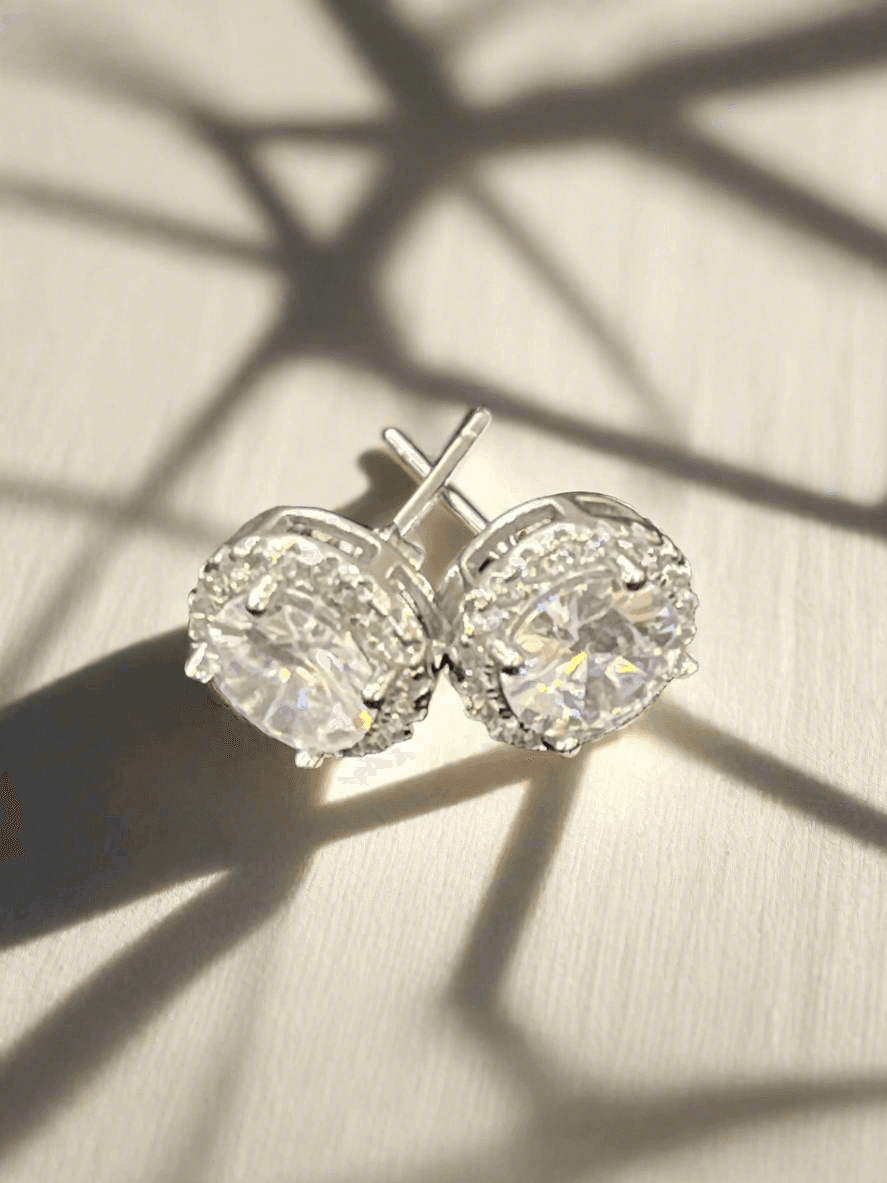 Oceanic Wave Stud Earrings