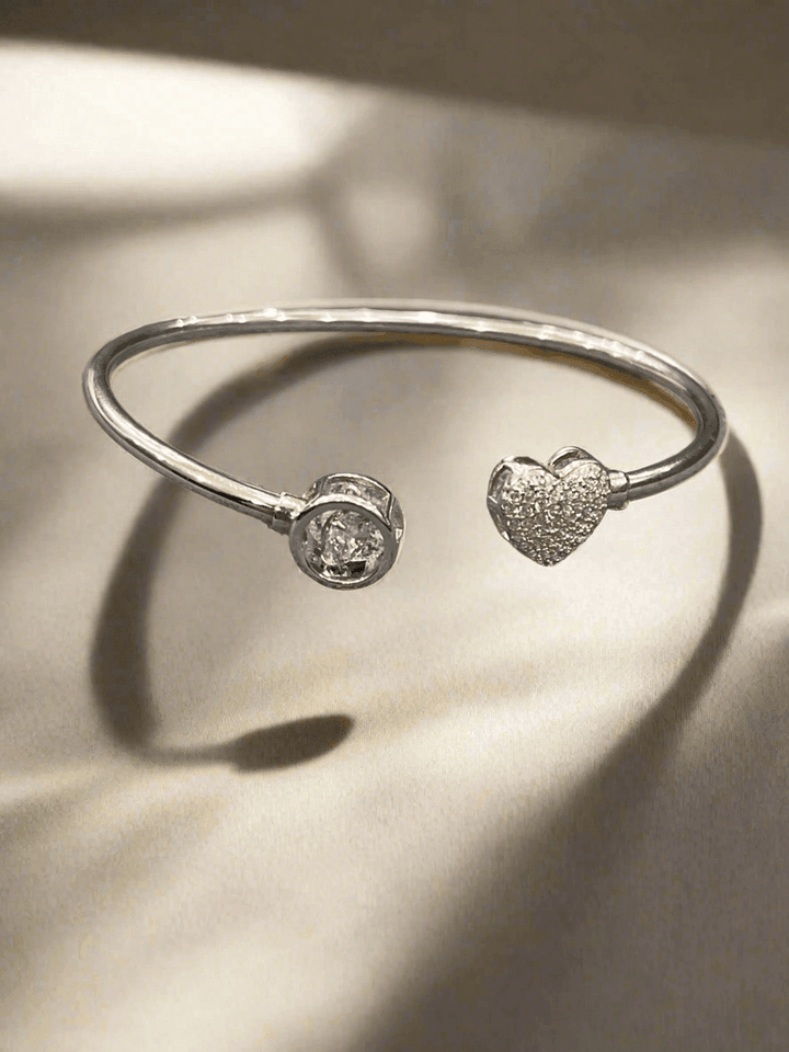 Eternal Spark: The Solitary Love Bangle - Saras Beads & Jewellery