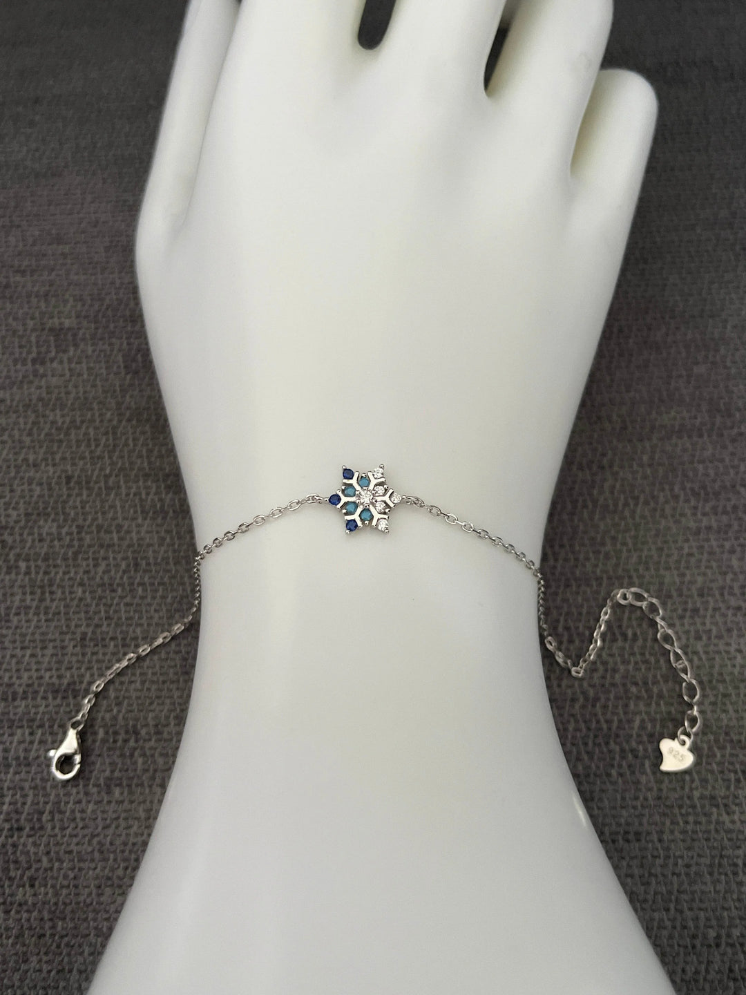 Star Shaped Sterling Silver Bracelet - Saras Beads & Jewellery