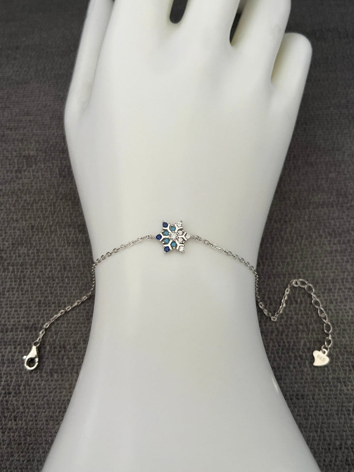 Star Shaped Sterling Silver Bracelet - Saras Beads & Jewellery