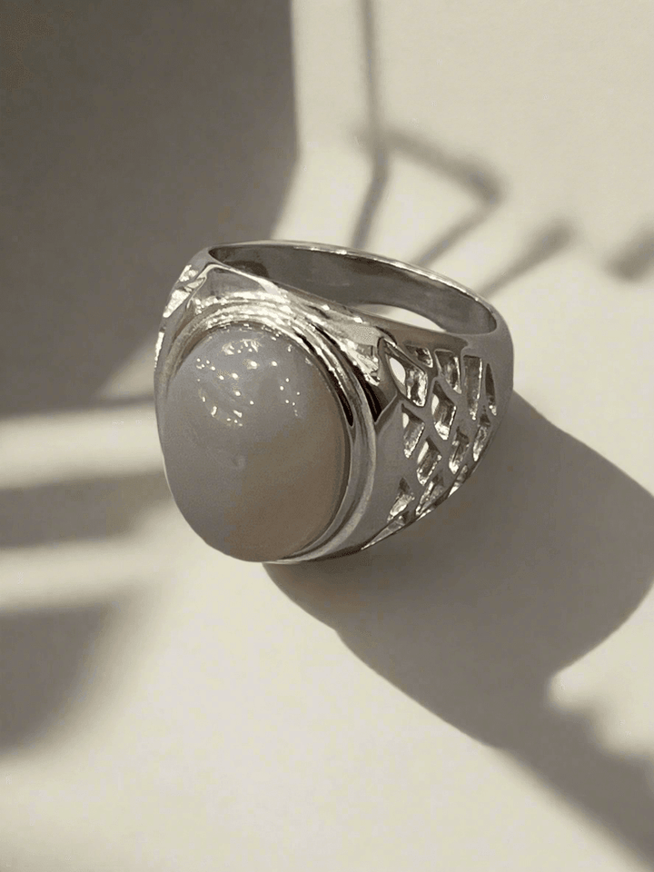 Mens Agate Ring: Collection of Agate & Onyx Exquisite Sterling Silver Rings - Saras Beads & Jewellery