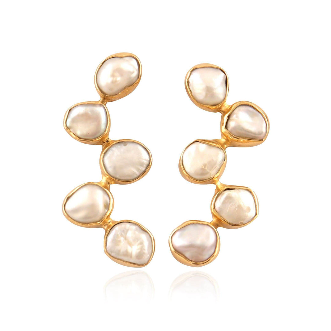 Fresh Water Pearls Stud Earrings