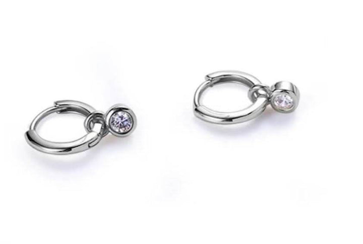 Brilliant Shine: Sterling Silver Stud Earrings - Saras Beads & Jewellery