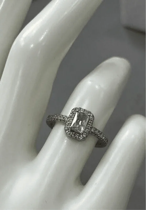 Mystic Diamoned Mirage Sterling Silver Ring - Saras Beads & Jewellery