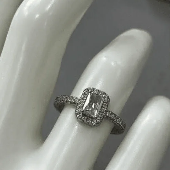 Mystic Diamond Mirage Sterling Silver Ring