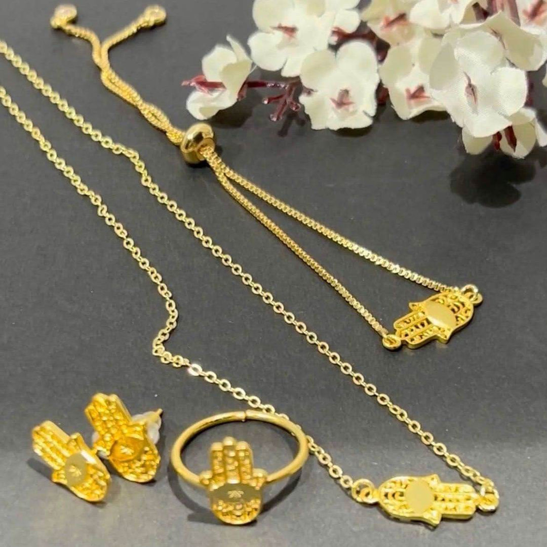 PAIR ONLY SET of the Elegant Hamsa Hand: Symbolic Jewellery for Every Occasion