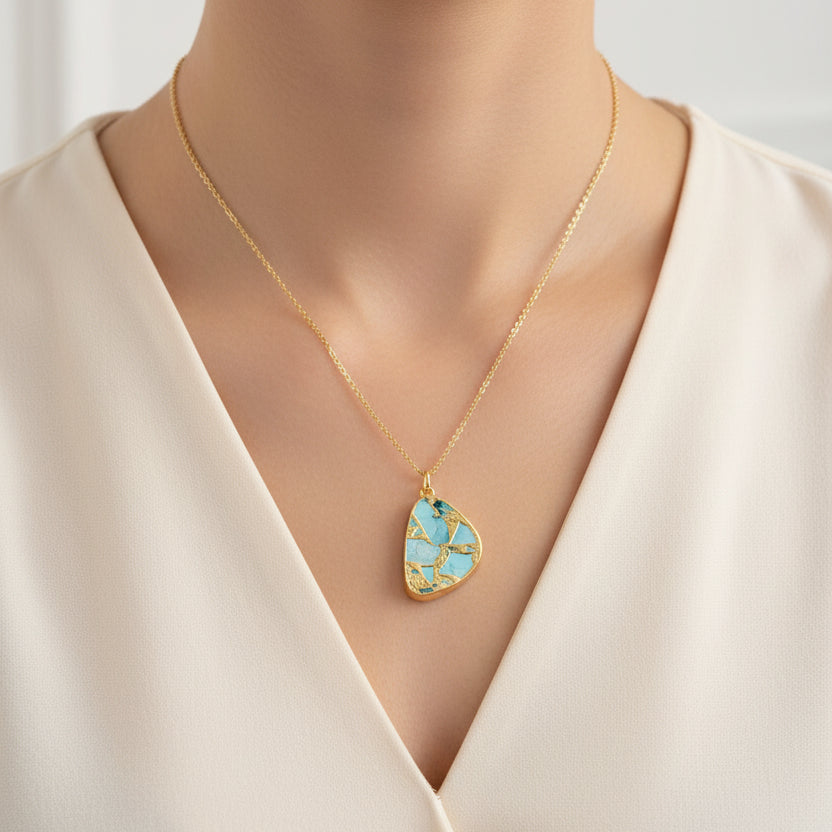 Copper and Turquoise Necklace: Elevate Your Style with a Stunning Copper and Turquoise Necklace