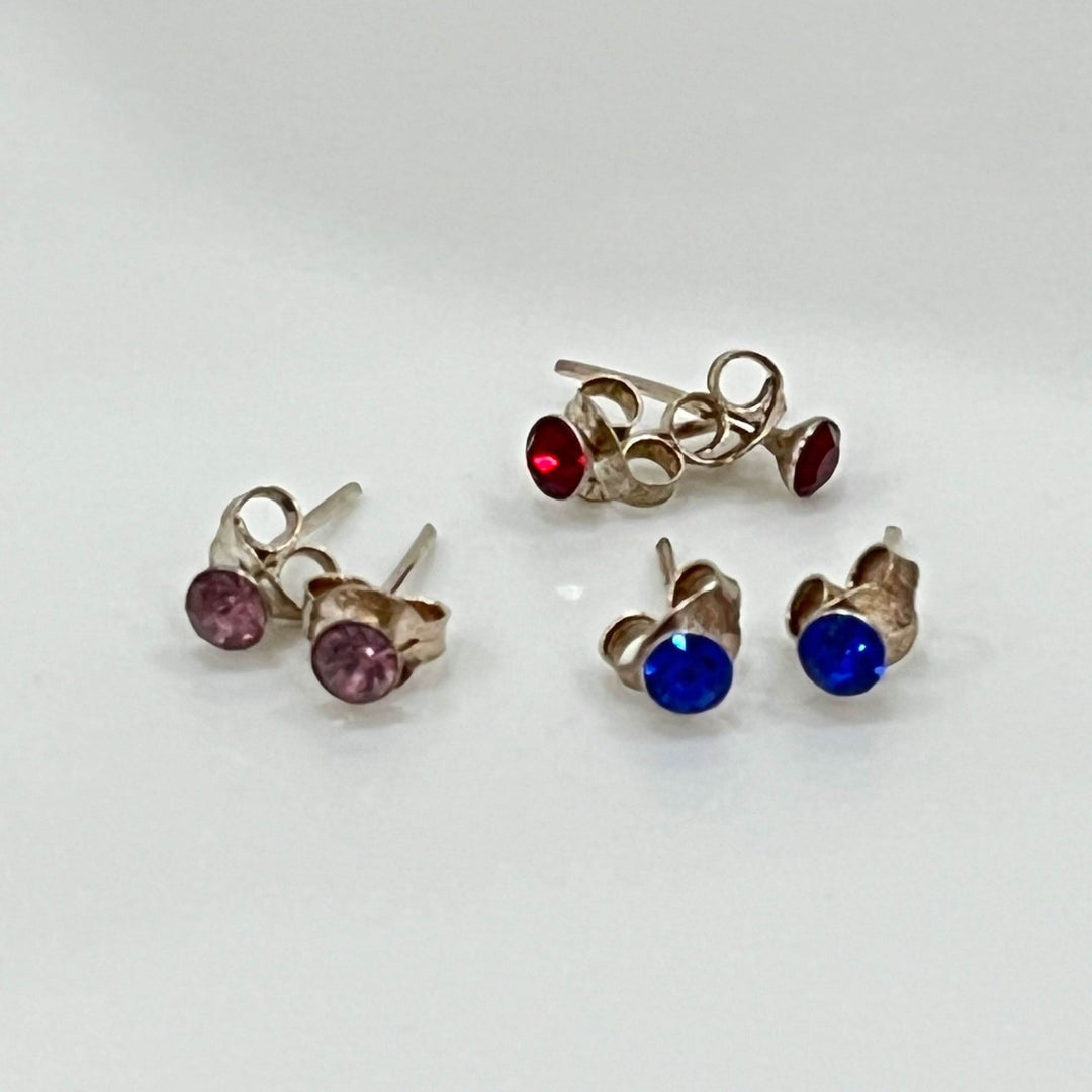 Sterling Silver Small Stud Earrings | Elegant & Versatile Jewellery
