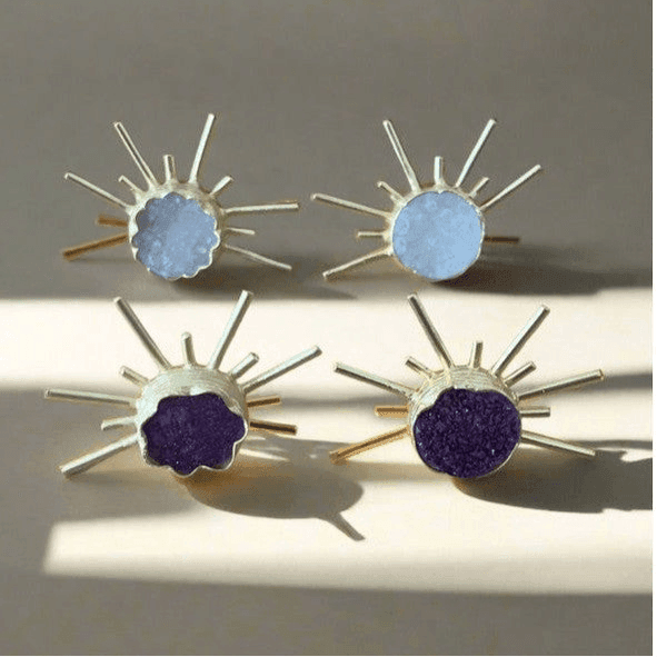 Radiant Sunbeams Stud Earrings