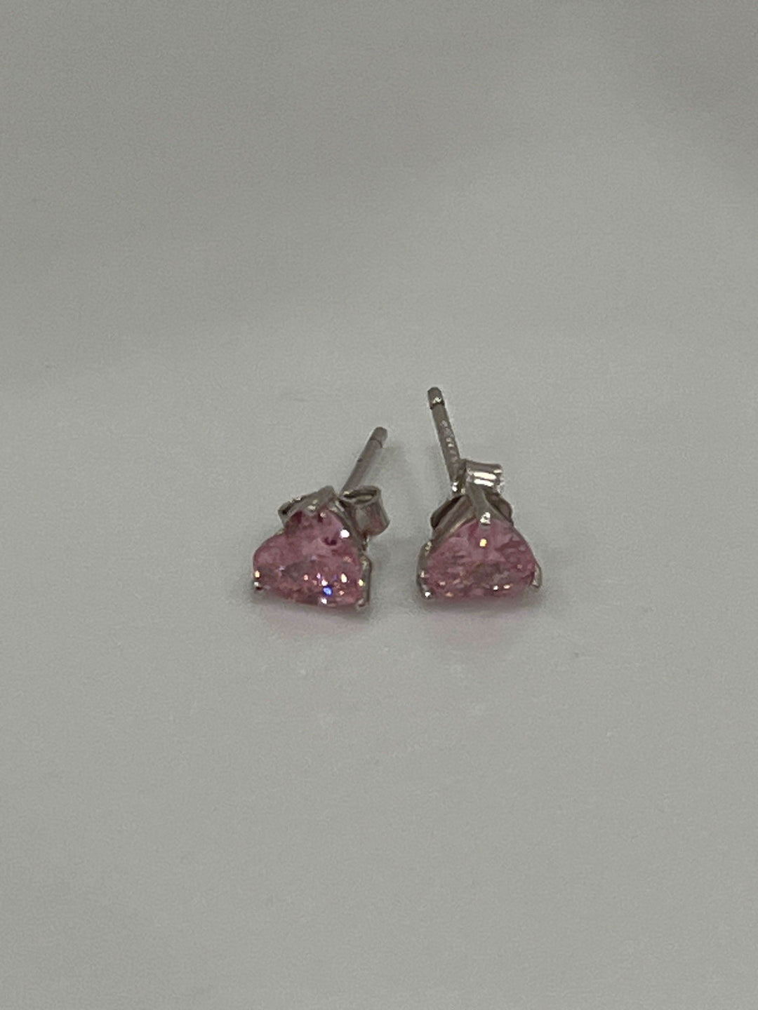 Sterling Silver Heart Stud Earrings – Vibrant Colours for Every Style - Saras Beads & Jewellery