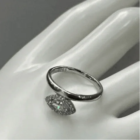 Mystic Silver Rings: Eye Sterling Silver Ring - Saras Beads & Jewellery