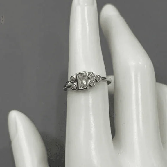 Sleek Silhouette: Sterling Silver Ring