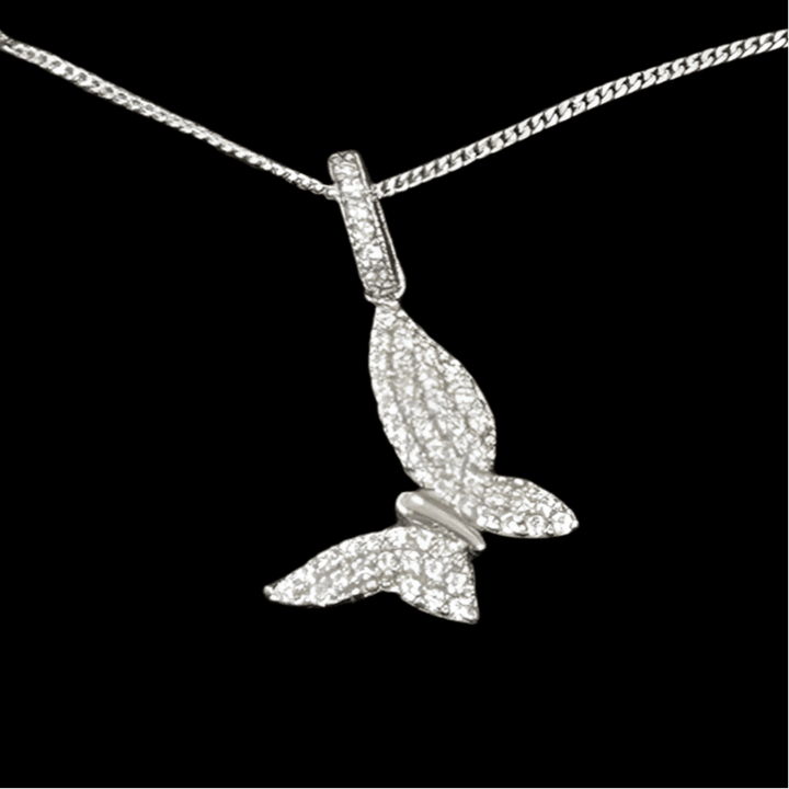 Elegance in Flight: The Sterling Silver Butterfly Necklace - Saras Beads & Jewellery