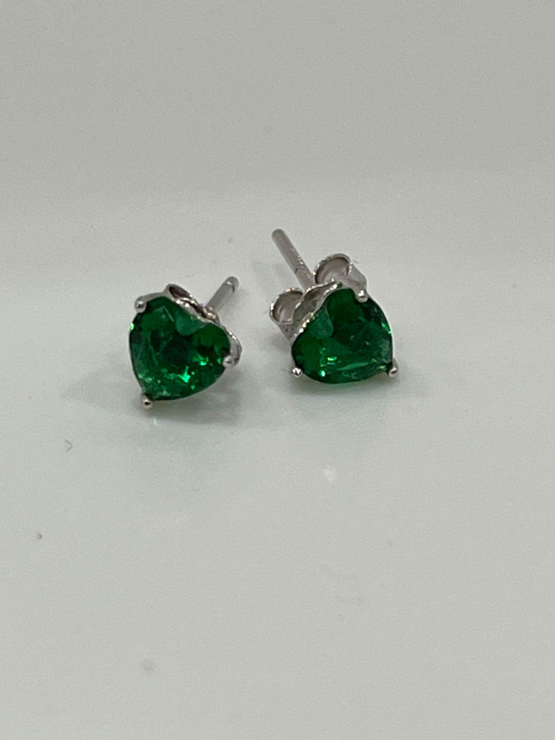 Sterling Silver Heart Stud Earrings – Vibrant Colours for Every Style - Saras Beads & Jewellery