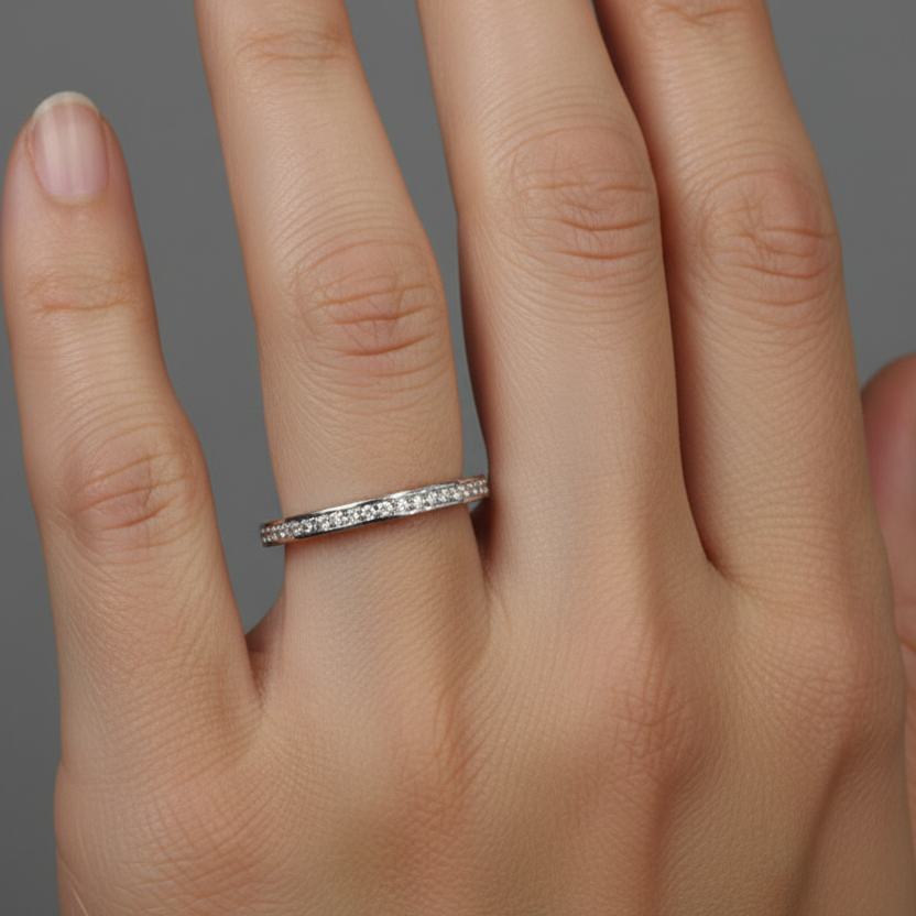 Sterling Silver Geometric Ring