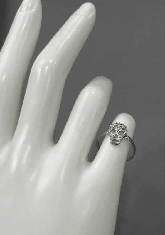 Eternal Bones: Sterling Silver Skeleton Ring - Saras Beads & Jewellery