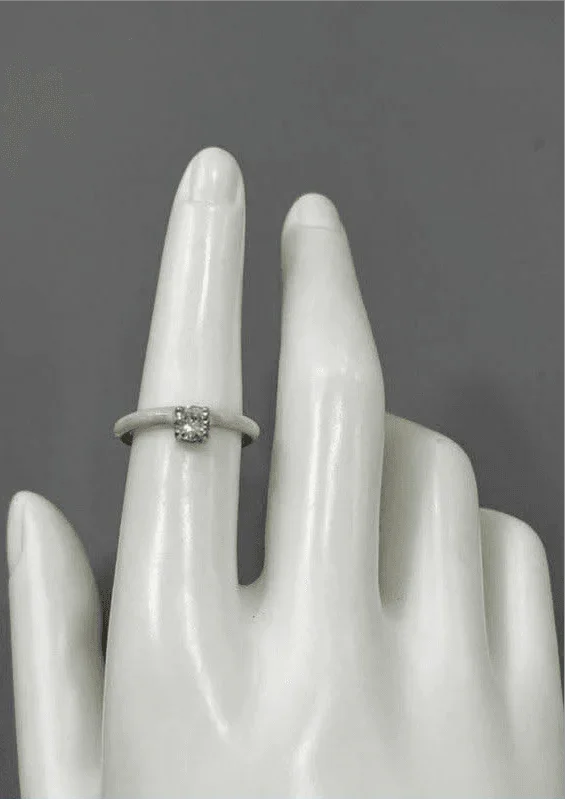 Light Pink Pastel Sterling Silver Ring