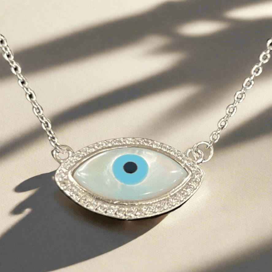 Sterling Silver Eye Necklace – A Symbol of Protection and Style