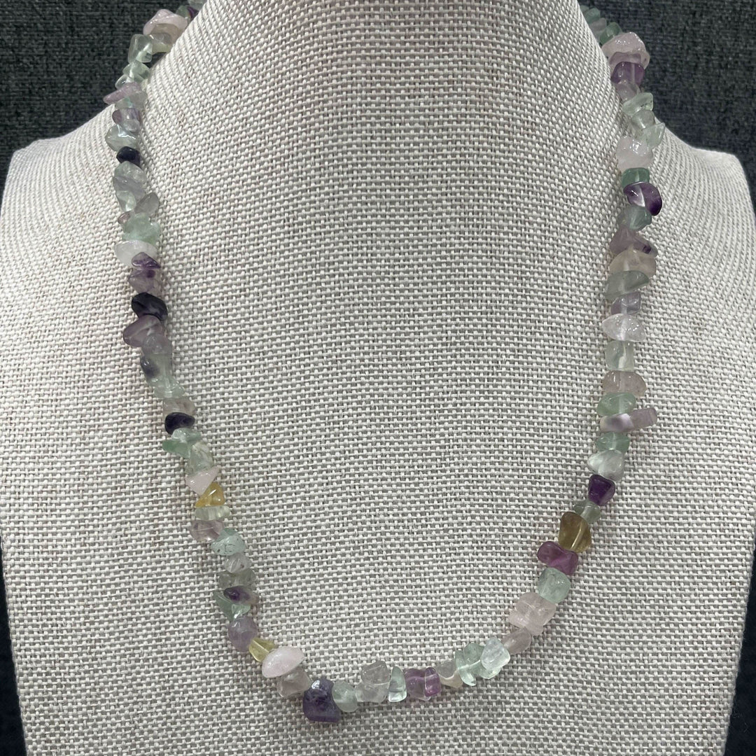 Handmade Semi Precious Stone Jewellery: Unique Mixed Stone Necklace