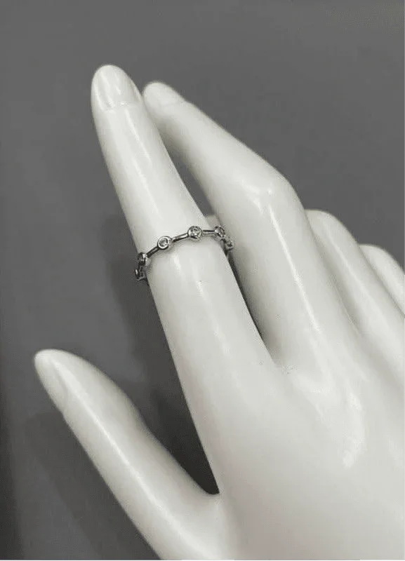 Captivating Simplicity: Sterling Silver Ring - Saras Beads & Jewellery