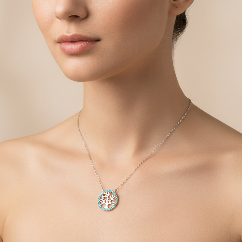 Sterling Silver Tree of Life Necklace