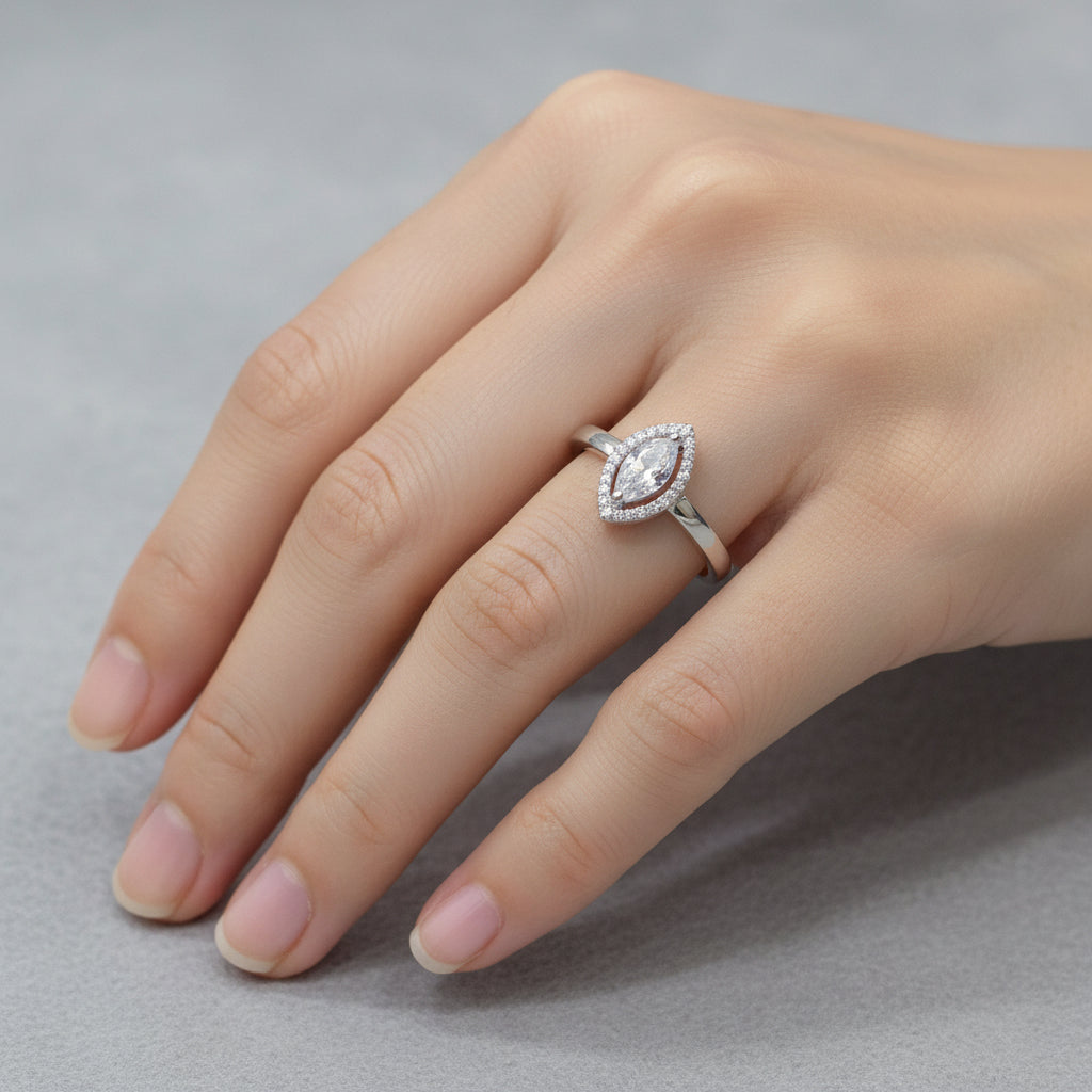 Luminous Whispers Sterling Silver Ring