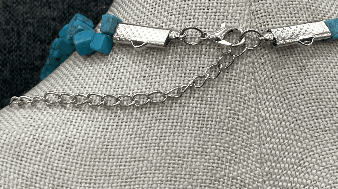 Galat Lapis Lazuli Handmade Beaded Necklace: Unique Semi-Precious Jewellery - Saras Beads & Jewellery