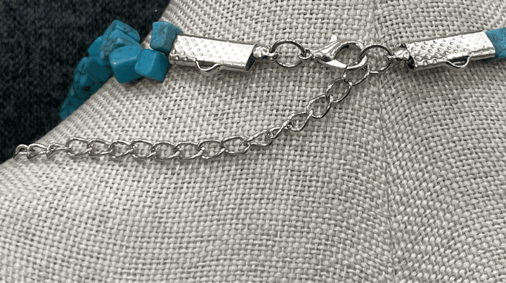 Galat Lapis Lazuli Handmade Beaded Necklace: Unique Semi-Precious Jewellery - Saras Beads & Jewellery