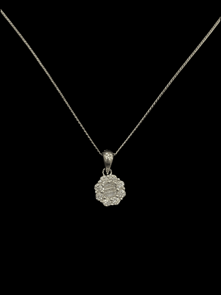 Timeless Octagon Elegance Sterling Silver Set 1 - Saras Beads & Jewellery