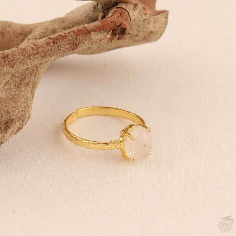 Moonstone Cabochon Ring