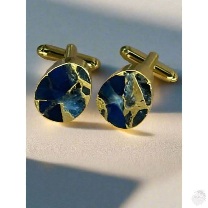 Wide Collection of Countless Golden Cufflinks Elegance - Saras Beads & Jewellery