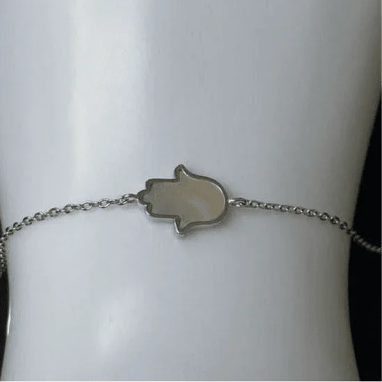 Sterling Silver Hand Bracelet – A Unique Symbol of Strength and Protection