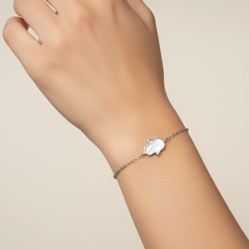 Sterling Silver Hand Bracelet – A Unique Symbol of Strength and Protection