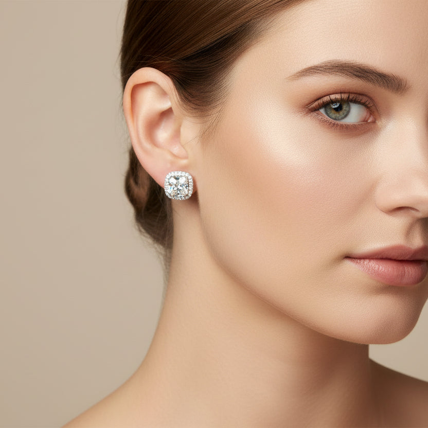 Starry Night Stud Earrings in Sterling Silver