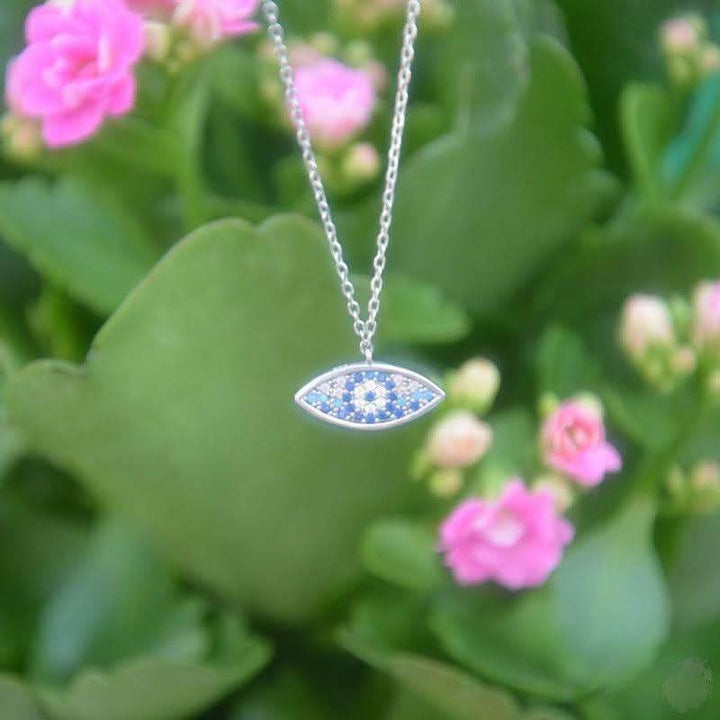 Unique Evil Eye Necklace & Pendant - Sterling Silver - Saras Beads & Jewellery