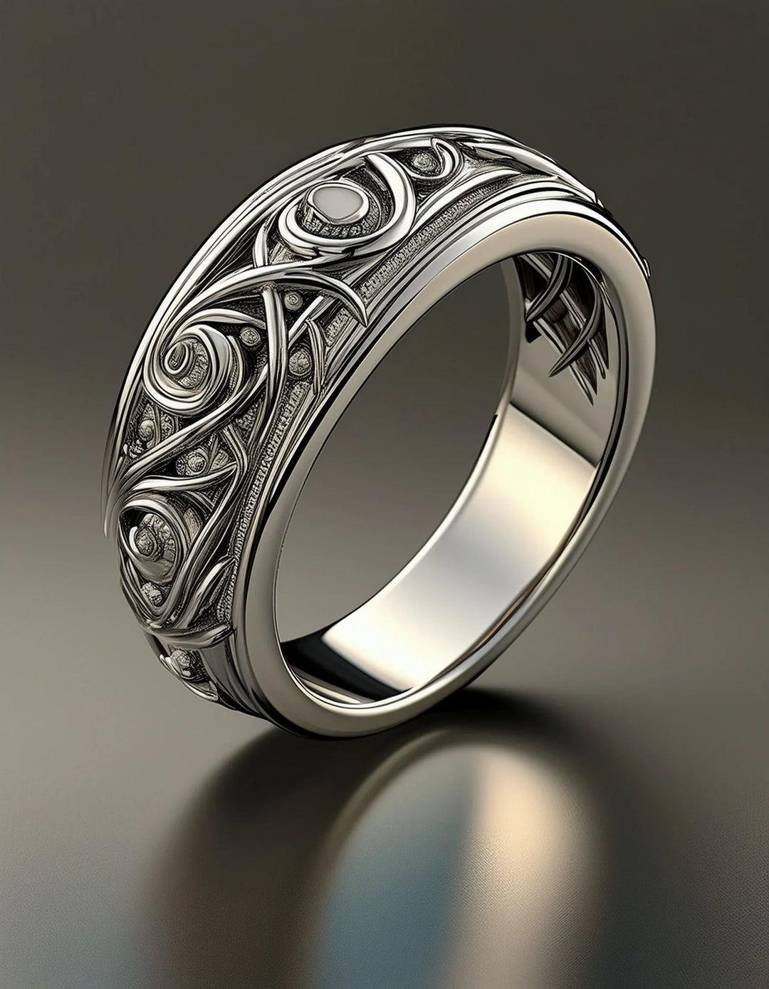 A 925 silver ring combines 92.5% pure silver with 7.5% other metals, creating a sturdy and beautiful piece of jewelry. 