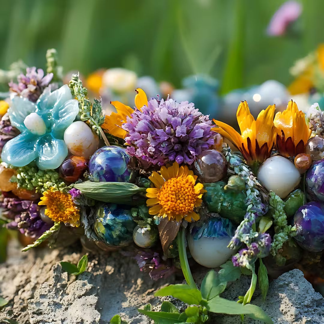 Create Your Own Beautiful Floral Bead Bracelet: Step-by-Step DIY Guide
