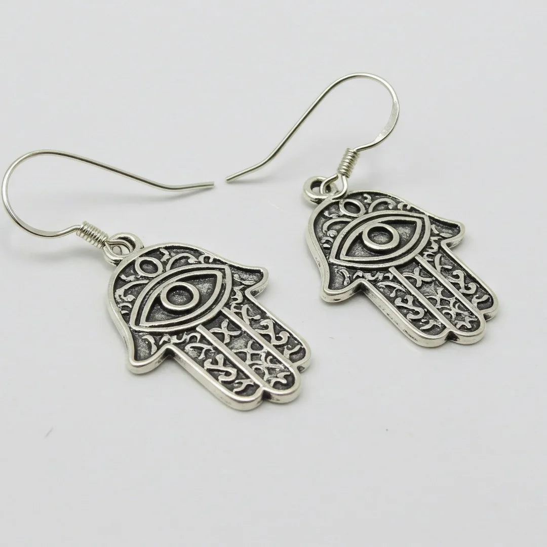 Stylish Hand of Fatima Earrings for Everyday Protection and Elegance