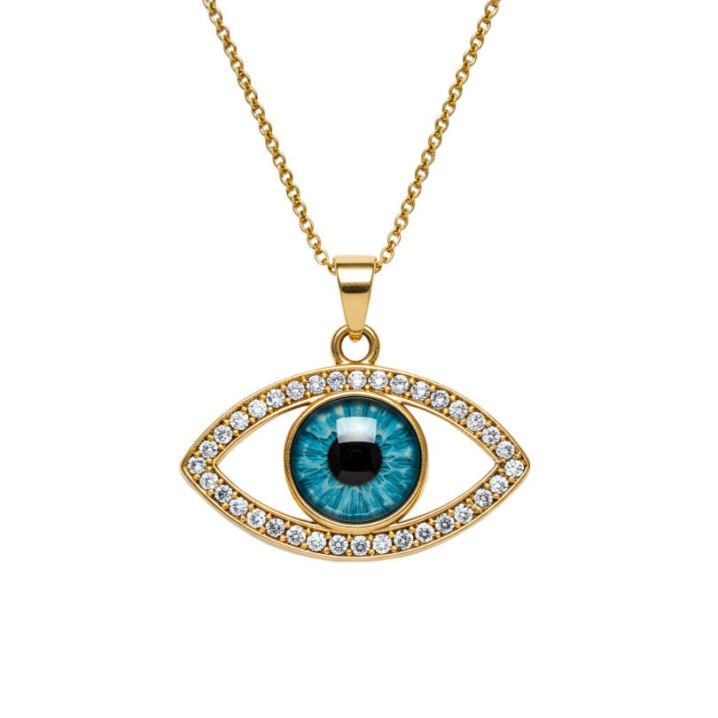 Evil Eye Necklace. Saras Beads UK