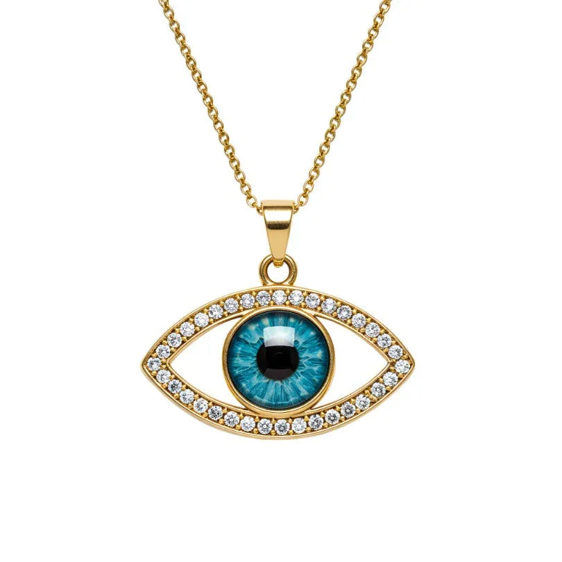 Evil Eye Necklace. Saras Beads UK