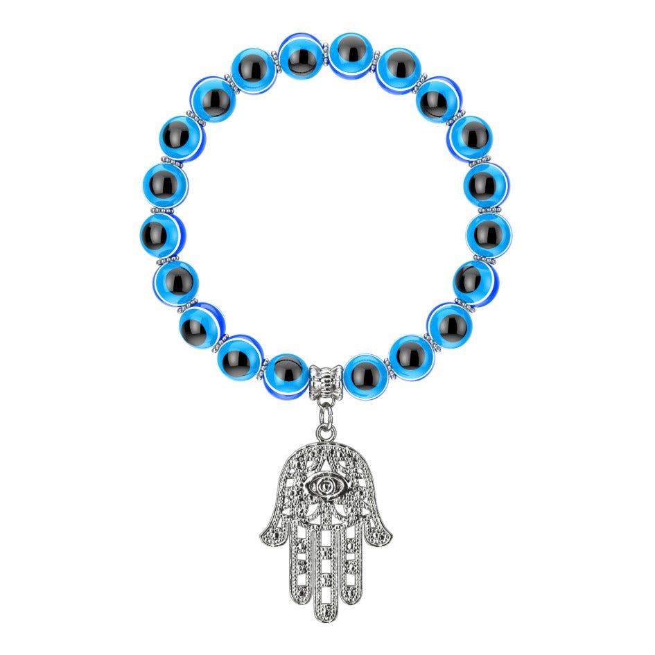 evil eye necklace. Saras Beads UK